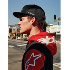 Кепка Alpinestars 3D AGELESS TRUCKER HAT BLACK/RED, OS