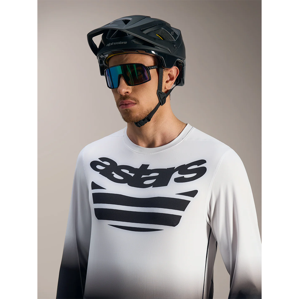Джерсі Alpinestars A-DURA ASTARS LS JERSEY 2.0 WHITE/BLACK