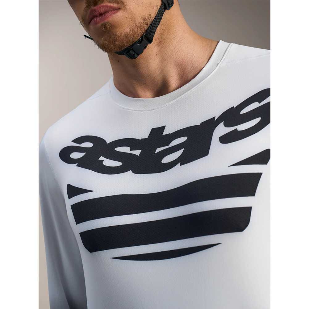 Джерсі Alpinestars A-DURA ASTARS LS JERSEY 2.0 WHITE/BLACK