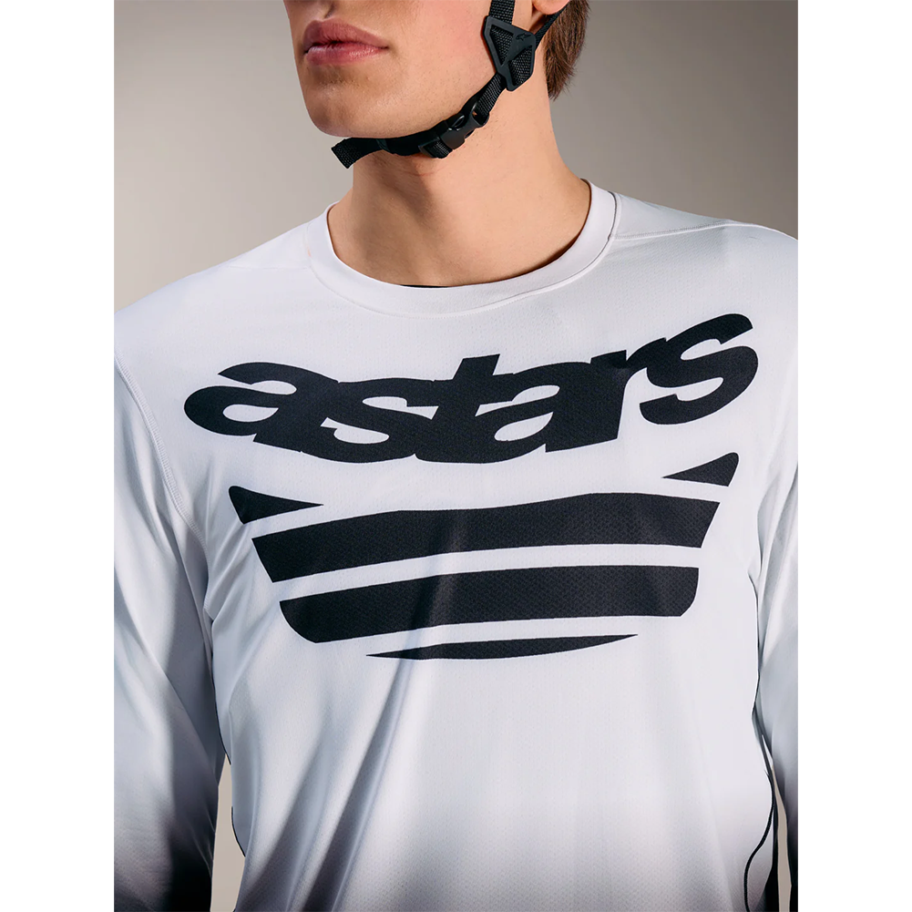 Джерсі Alpinestars A-DURA ASTARS LS JERSEY 2.0 WHITE/BLACK