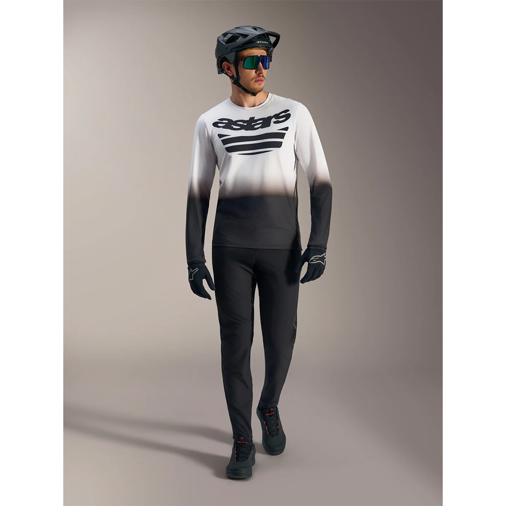 Джерсі Alpinestars A-DURA ASTARS LS JERSEY 2.0 WHITE/BLACK