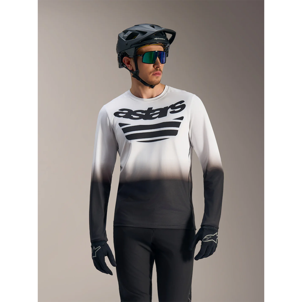 Джерсі Alpinestars A-DURA ASTARS LS JERSEY 2.0 WHITE/BLACK
