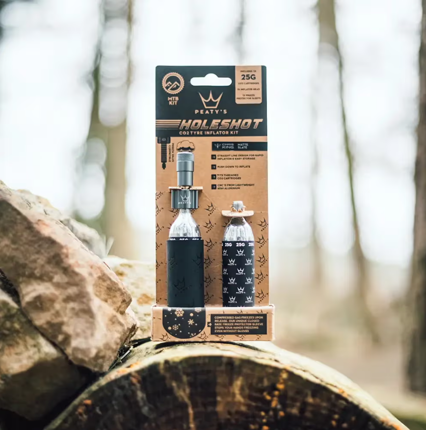 Насос Peaty's Holeshot CO2 Tyre Inflator, MTB 25g