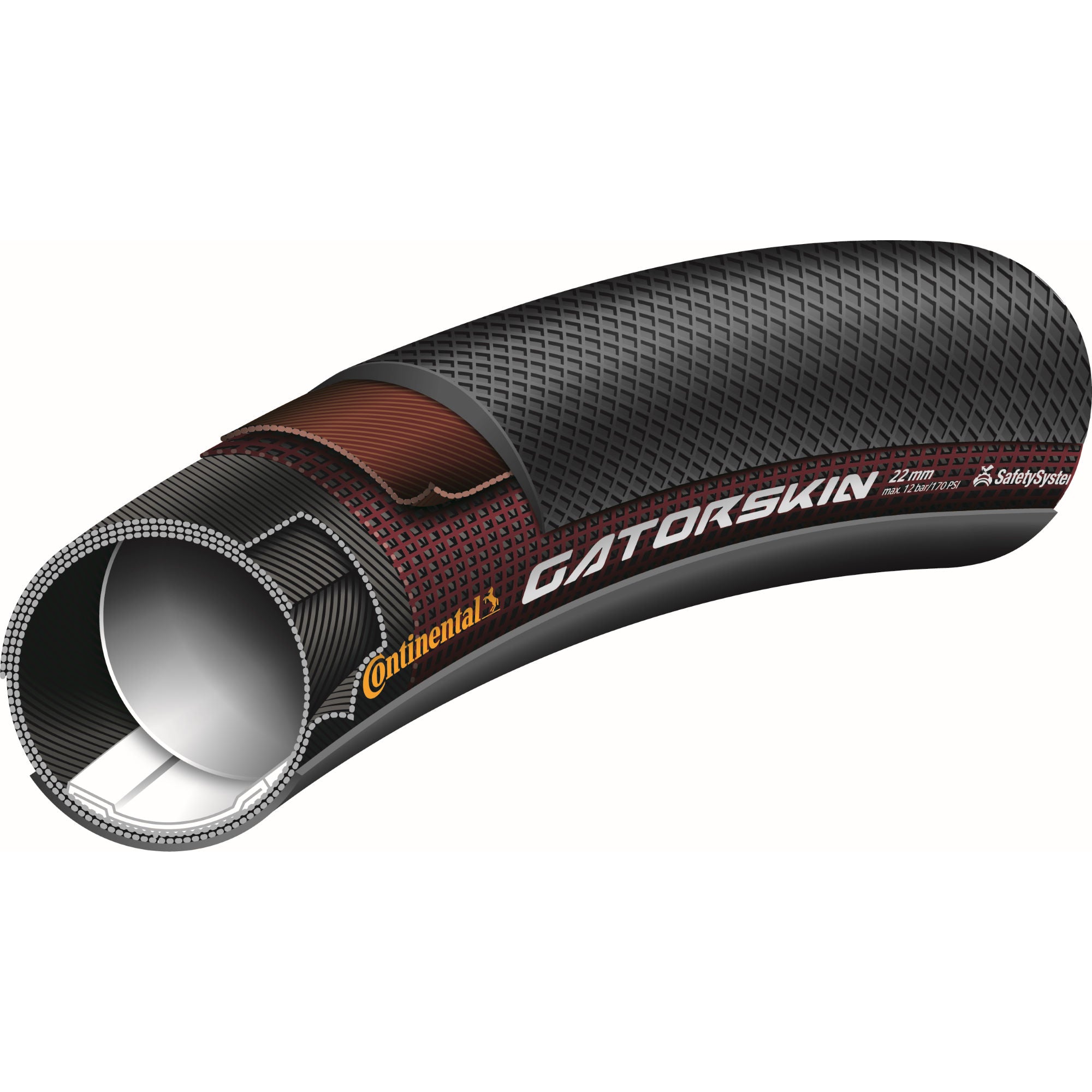 Покришка  Continental Gatorskin 28" | 700 x 28C чорна складна skin