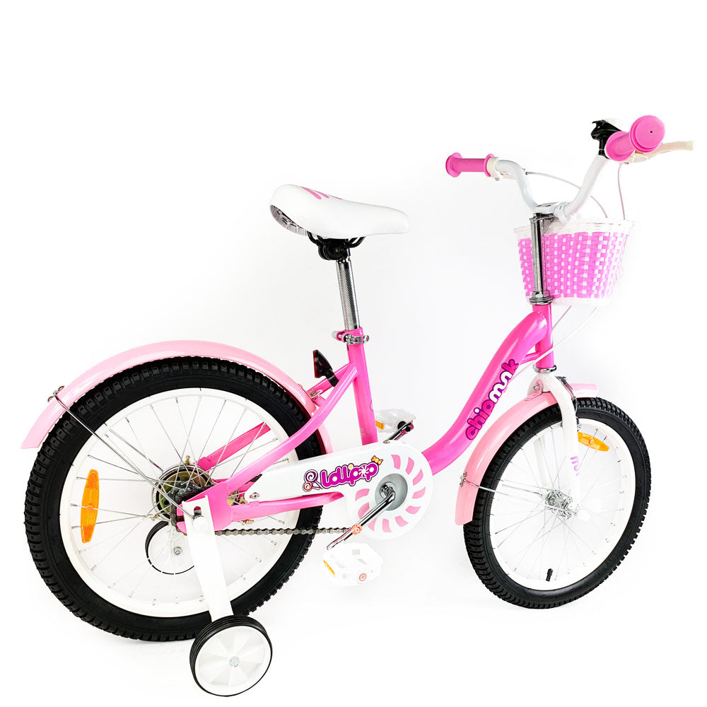 Велосипед дитячий RoyalBaby Chipmunk MM Girls 18", OFFICIAL UA, рожевий