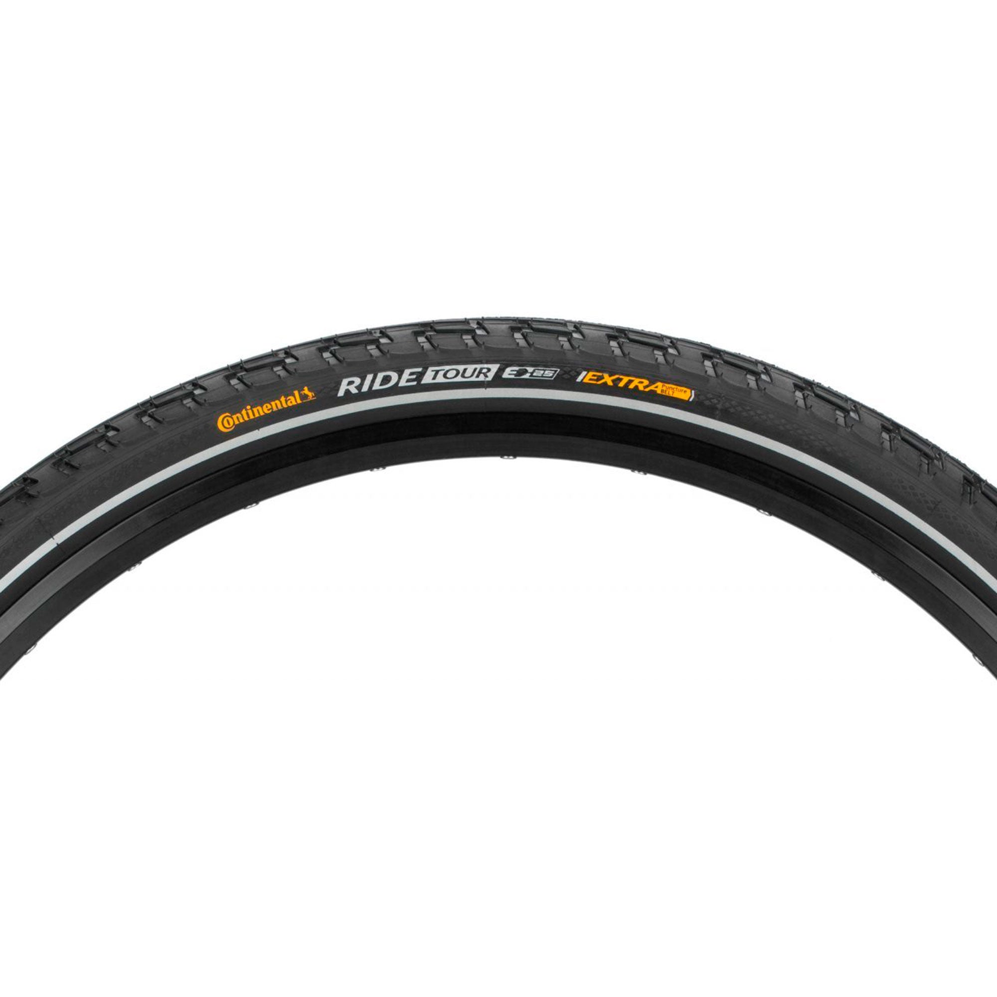 Покришка Continental RIDE Tour Reflex, 28", 700 x 35C, 28 x 1 3/8 x 1 5/8, 37-622, Wire, ExtraPuncture Belt, 690гр., чорний