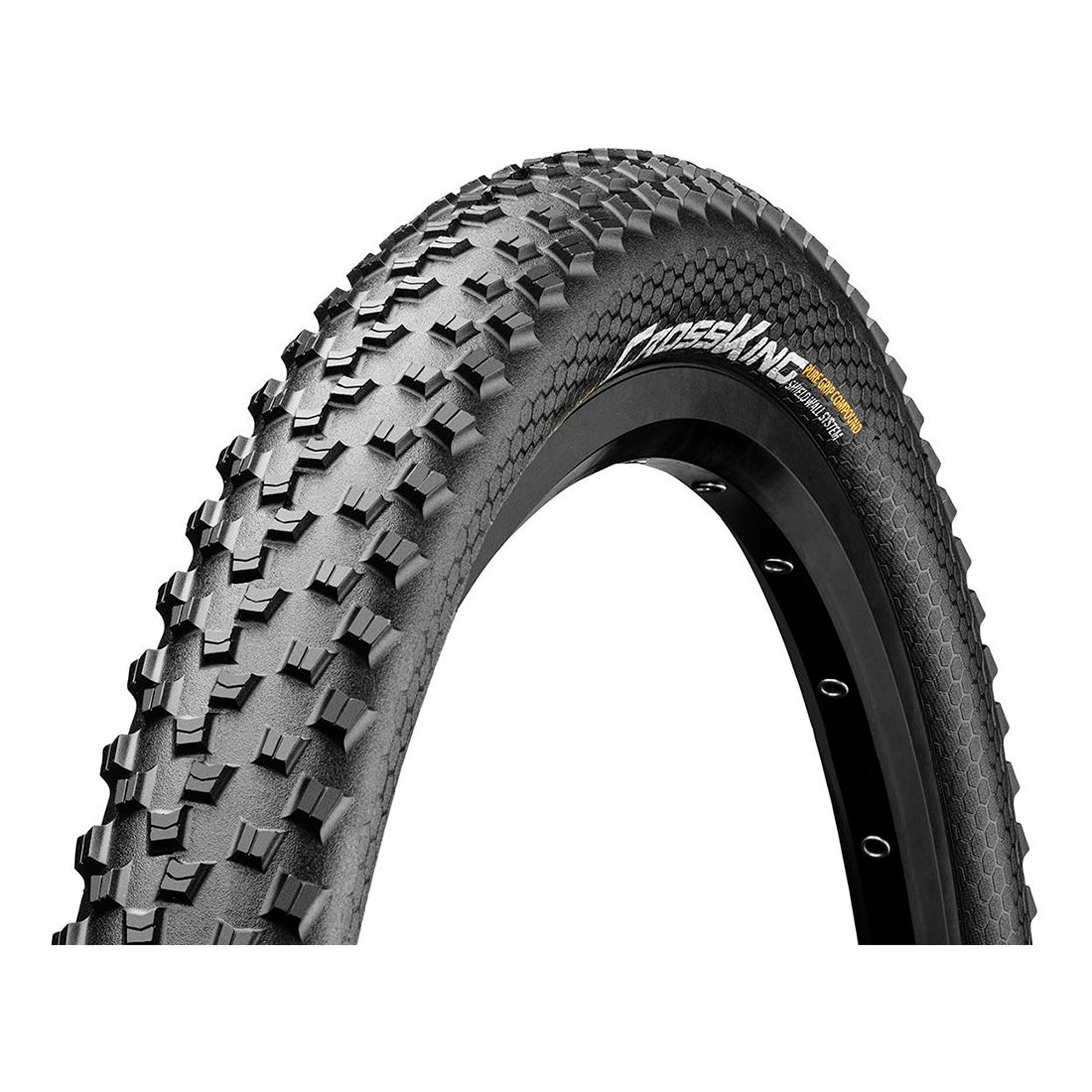Покришка безкамерна Continental Cross King ShieldWall 26 " | 26 x 2.20 чорна, складна skin