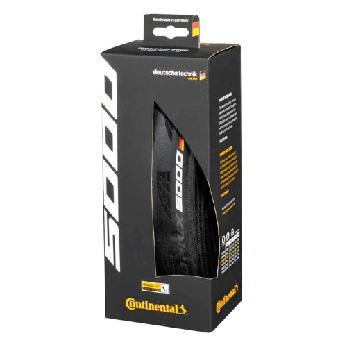 Покришка  Continental Grand Prix 5000 28" | 700 x 28C черная/коричневая foldable skin