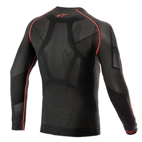 Alpinestars RIDE TECH V2 TOP LONG SLEEVE SUMMER BLACK RED, M/L