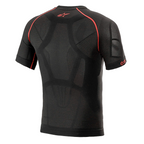 Alpinestars RIDE TECH V2 TOP SHORT SLEEVE SUMMER BLACK RED, M/L
