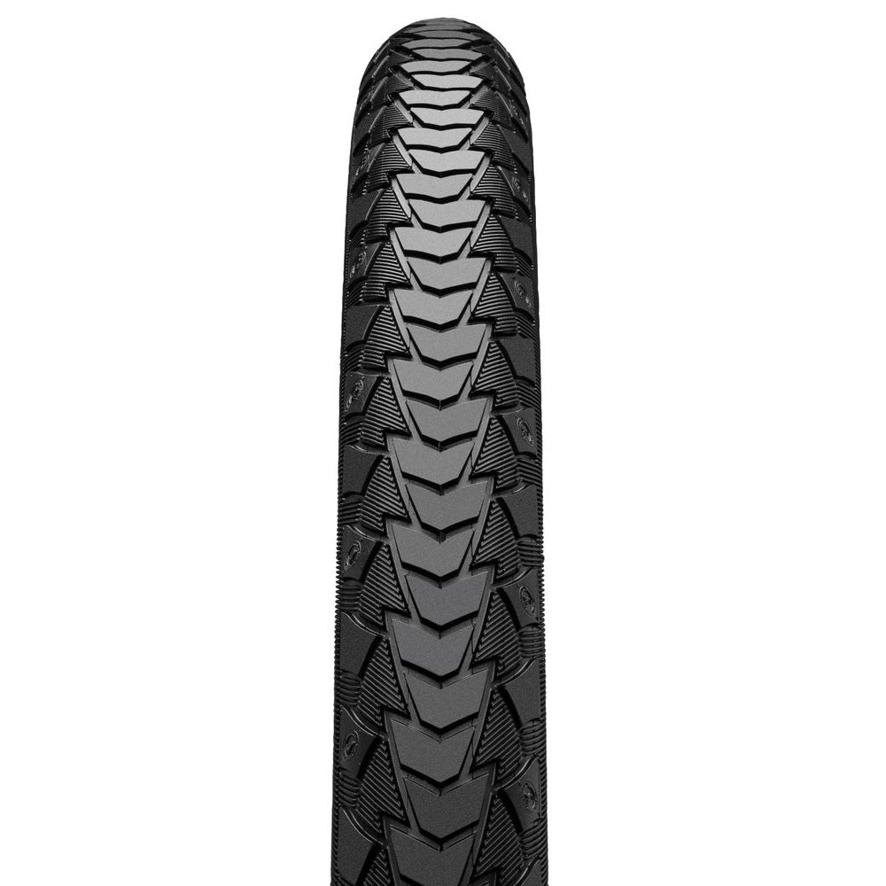 Покришка Continental Contact Plus, 28 " | 700 x 35C | 28 x 1 3/8 x 1 5/8, Чорна, не складна, світловідбиваюча