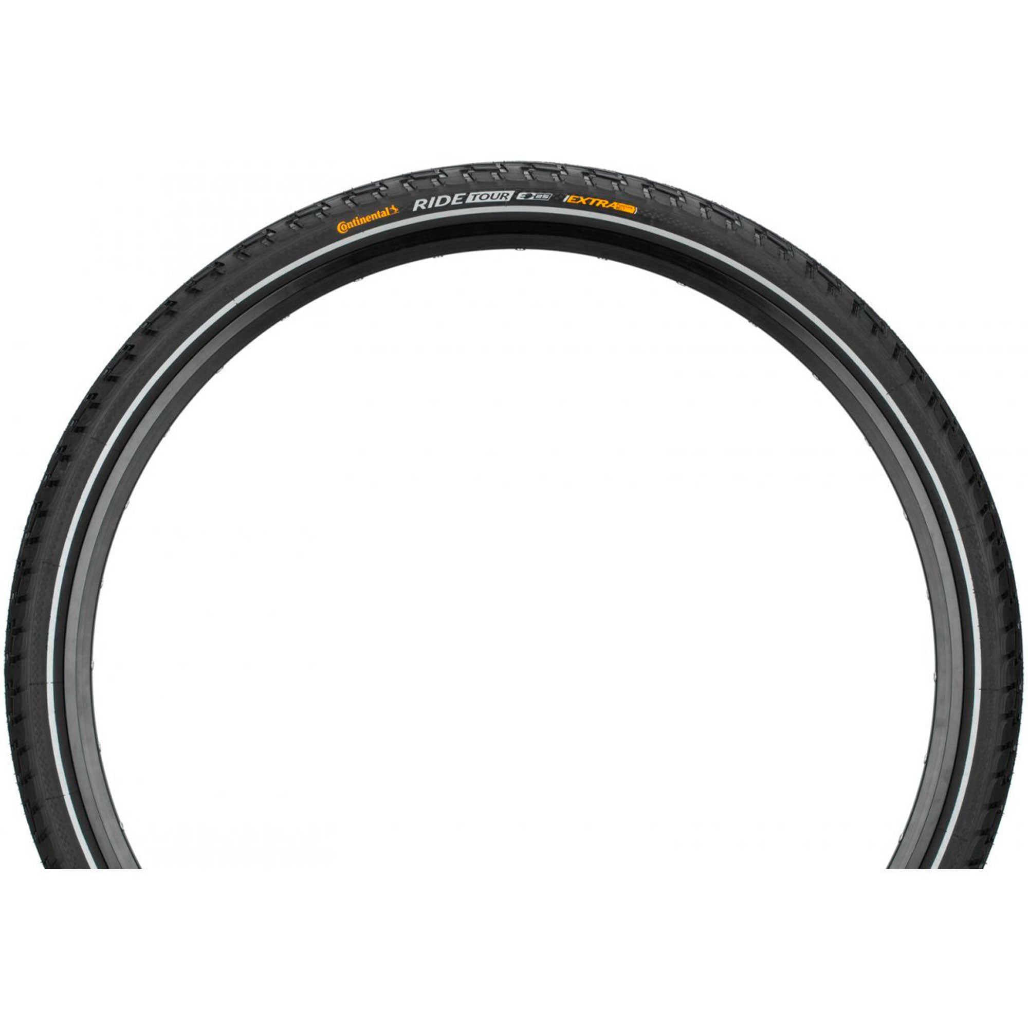 Покришка Continental RIDE Tour Reflex, 28", 700 x 35C, 28 x 1 3/8 x 1 5/8, 37-622, Wire, ExtraPuncture Belt, 690гр., чорний