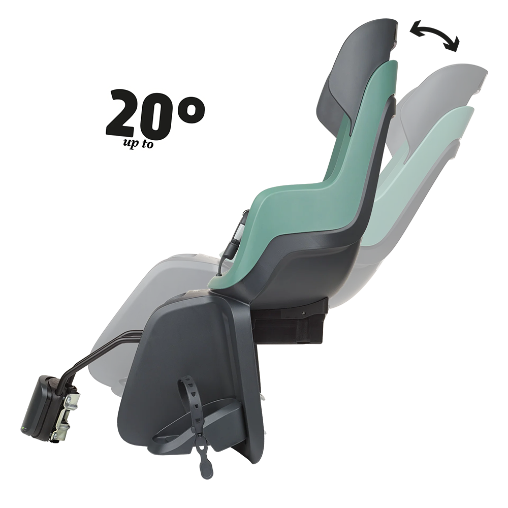 Дитяче велокрісло Bobike GO Frames RS Reclining System - rear bicycle seat for frame Peppermint