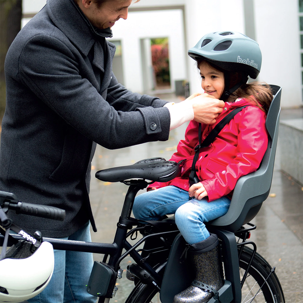 Дитяче велокрісло Bobike GO Frames RS Reclining System - rear bicycle seat for frame Peppermint