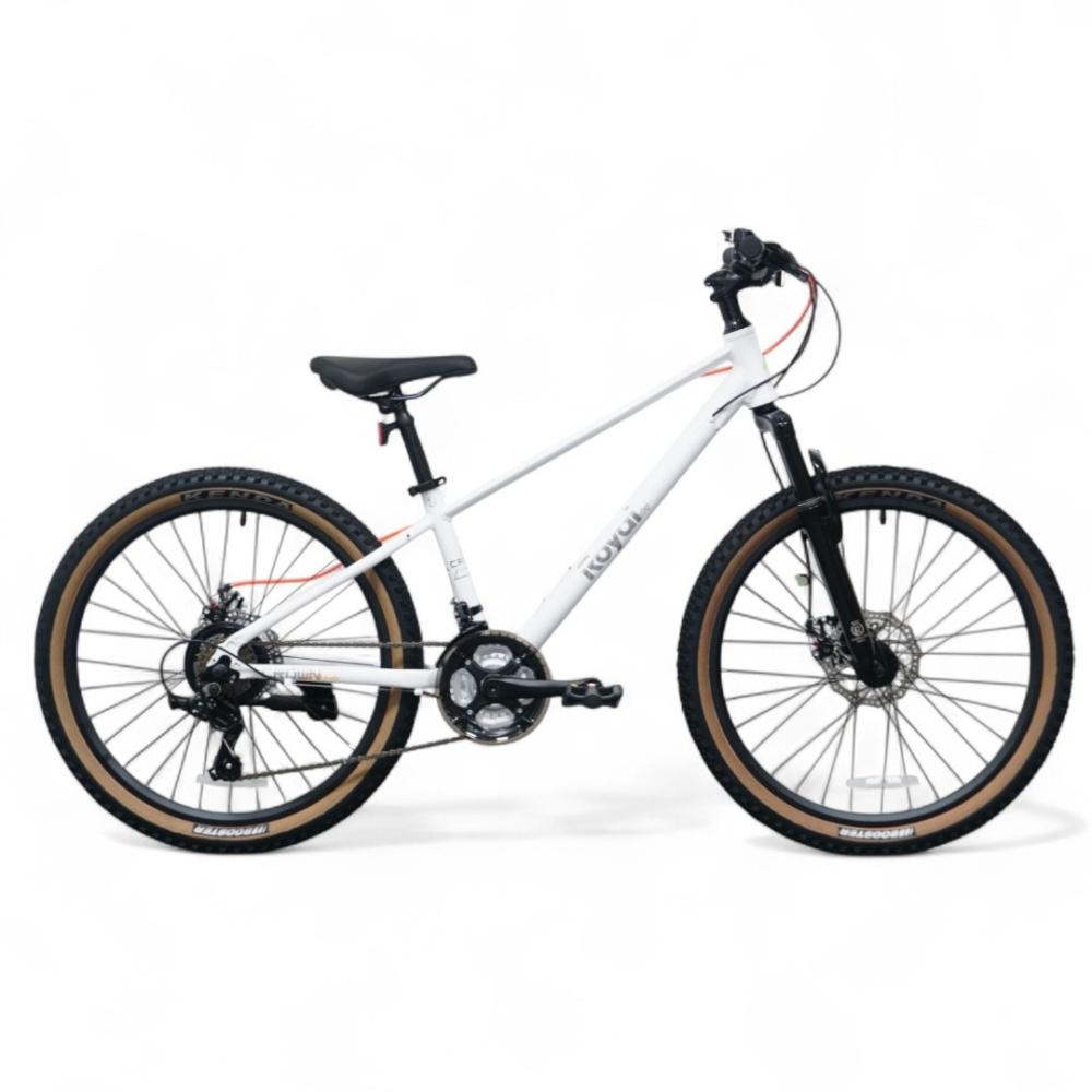 Велосипед дитячий RoyalBaby 24" JUNIOR MTB ALLOY 21 SPEED, OFFICIAL UA, White
