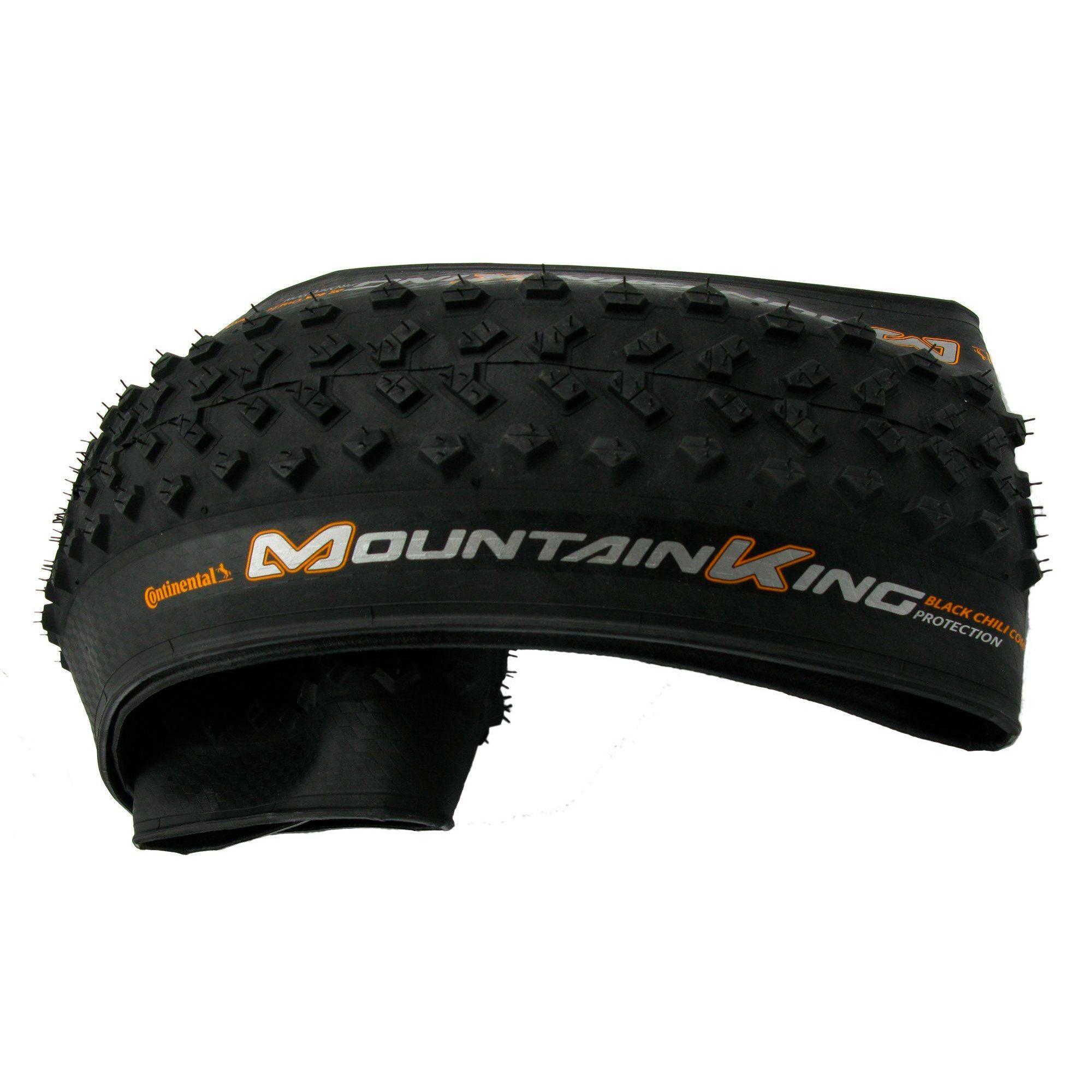 Покришка безкамерна Continental Mountain King, 27.5 " x2.30, 58-584, чорна, складна, PureGrip, ShieldWall System, 795гр.