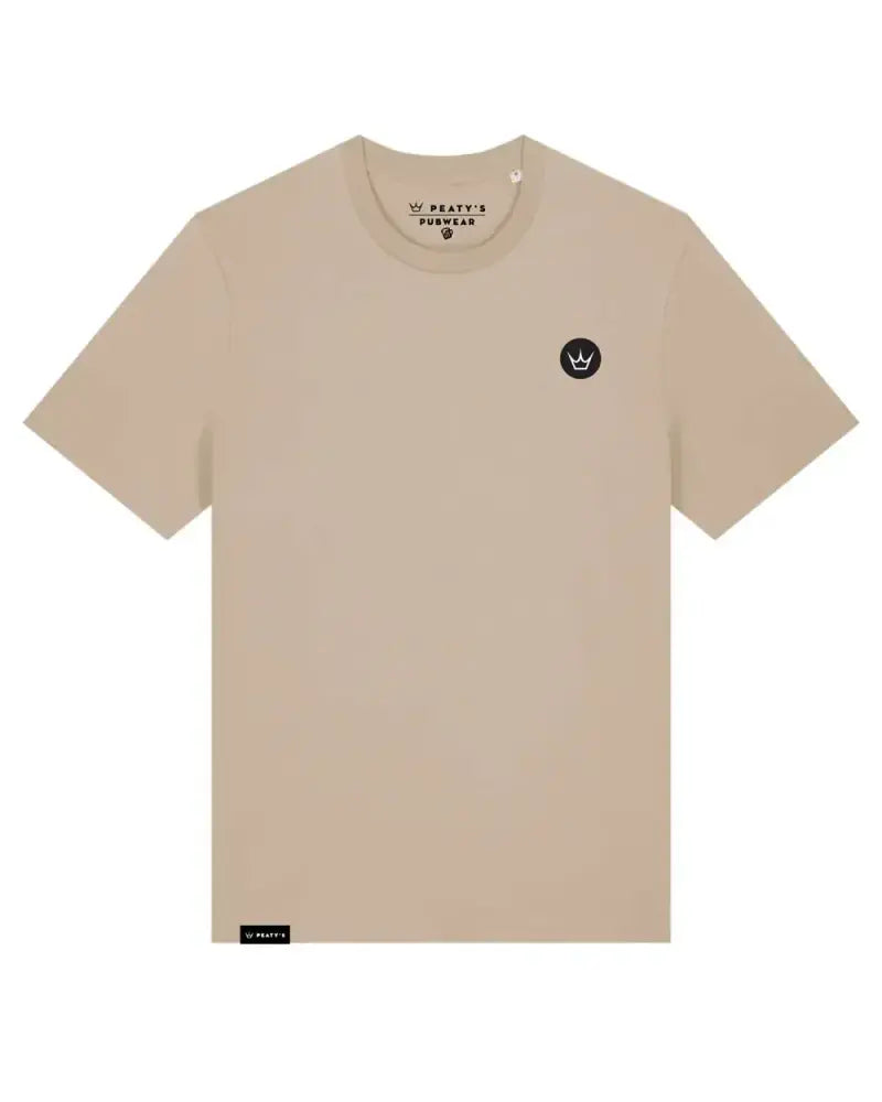 Футболка Peaty's T-Shirt, Embroidered Crown / Desert Dust, 2XL