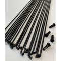 Комплект спиць з ніпелями SPANK 359 29" J-Hook 2.2/1.8/2.0, 292mm 17pcs / 289mm 17pcs, 34pcs Black