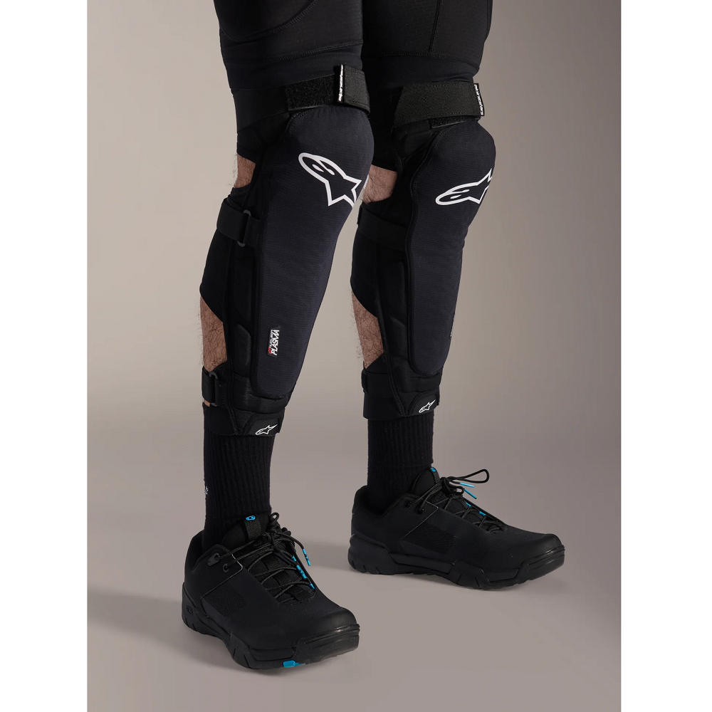 Наколенники Alpinestars A-IMPACT PLASMA PRO KNEE SHIN PROTECTOR BLACK WHITE