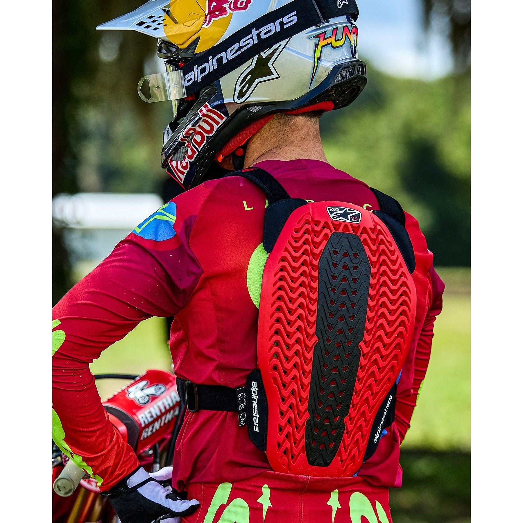 Захист тіла Alpinestars A-5 PLASMA CHEST PROTECTOR BLACK RED WHITE