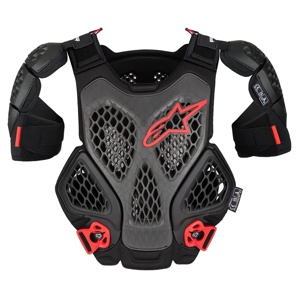 Захист тіла Alpinestars A-6 CHEST PROTECTOR BLACK ANTHRACITE RED