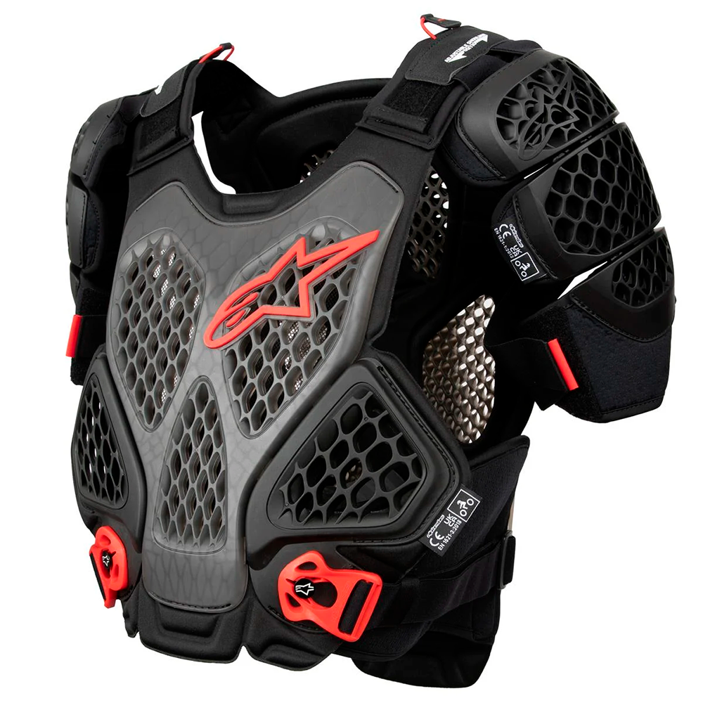Захист тіла Alpinestars A-6 CHEST PROTECTOR BLACK ANTHRACITE RED