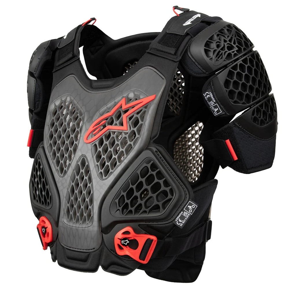 Захист тіла Alpinestars A-6 CHEST PROTECTOR BLACK ANTHRACITE RED