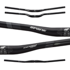 Руль SPANK OOZY 780 Vibrocore™, 25R Black Grey