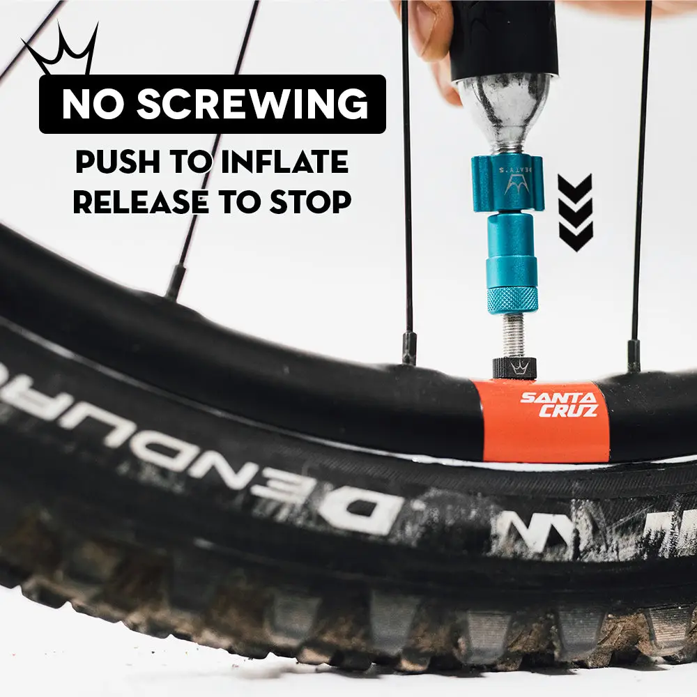 Насос Peaty's Holeshot CO2 Tyre Inflator, MTB 25g