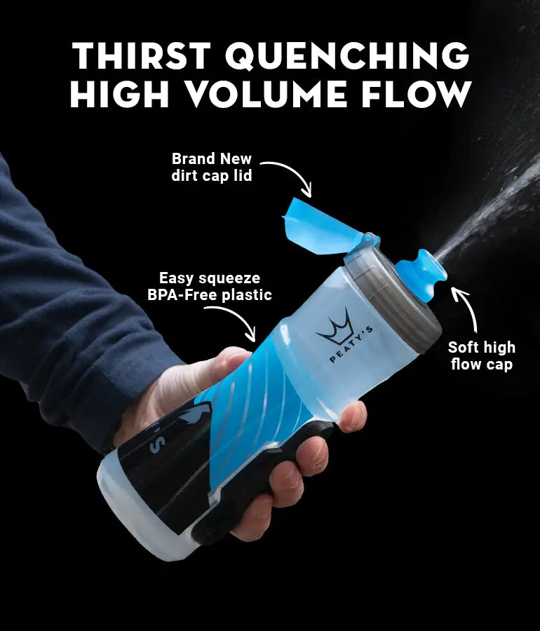 Фляга Peaty's x Fidlock Lockin Bottle, Speed Products / Smoke