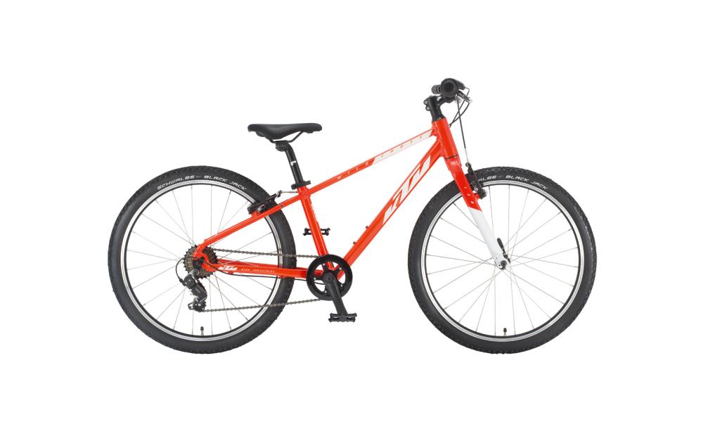 Велосипед KTM WILD CROSS 24" помаранчевий (білий), 2021