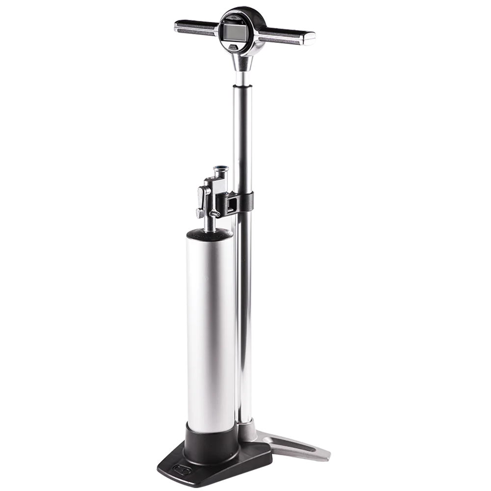 Насос підлоговий Crankbrothers KLIC + BURST TANK, Silver (Digital)