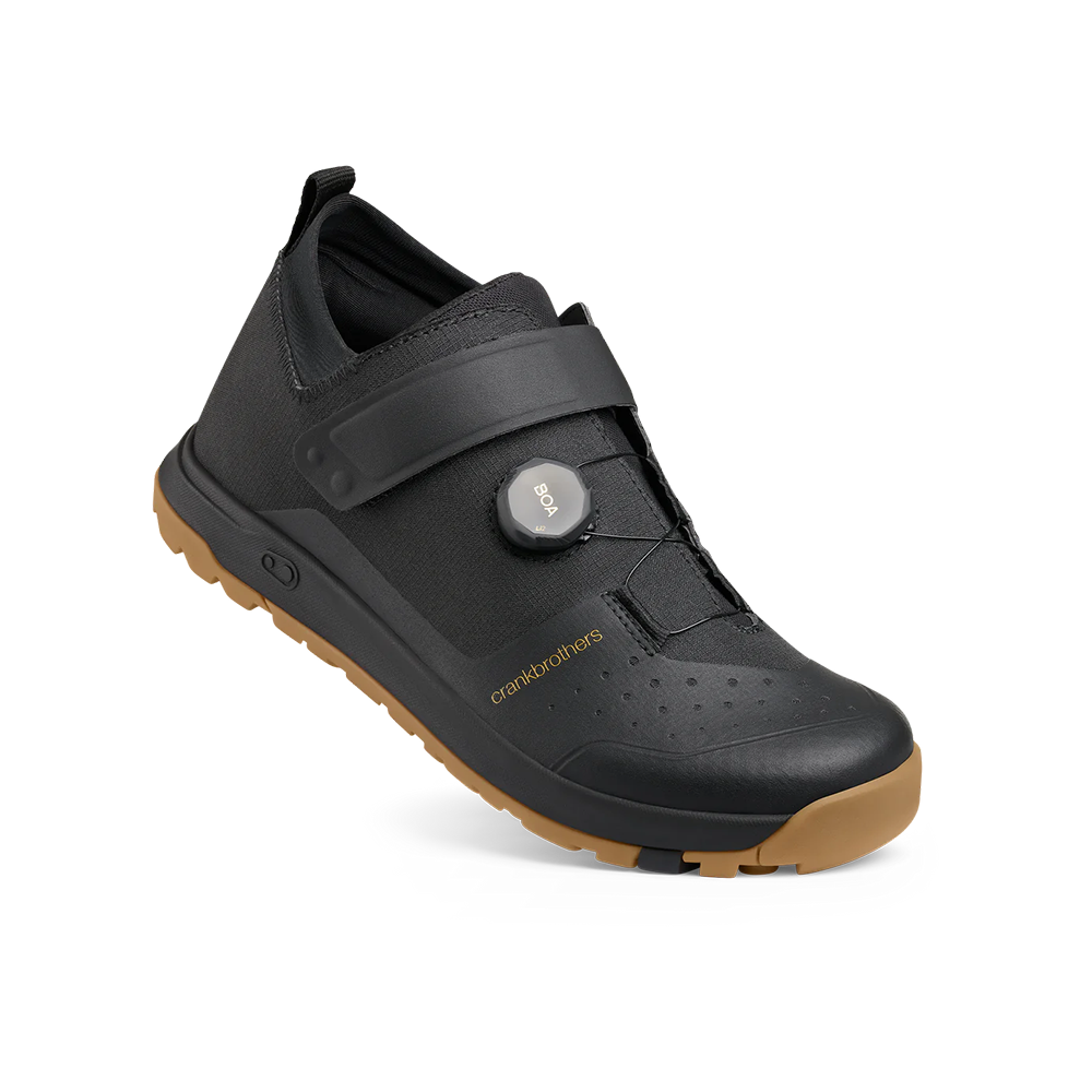 Веловзуття CrankBrothers SHOES STAMP TRAIL BOA BLACK / GOLD - GUM OUTSOLE 9.5