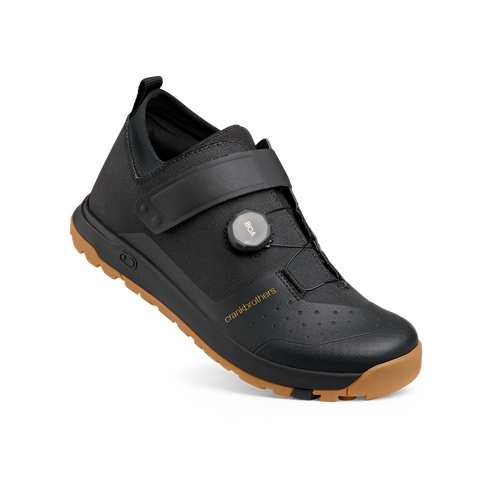 Веловзуття CrankBrothers SHOES STAMP TRAIL BOA BLACK / GOLD - GUM OUTSOLE 9.5