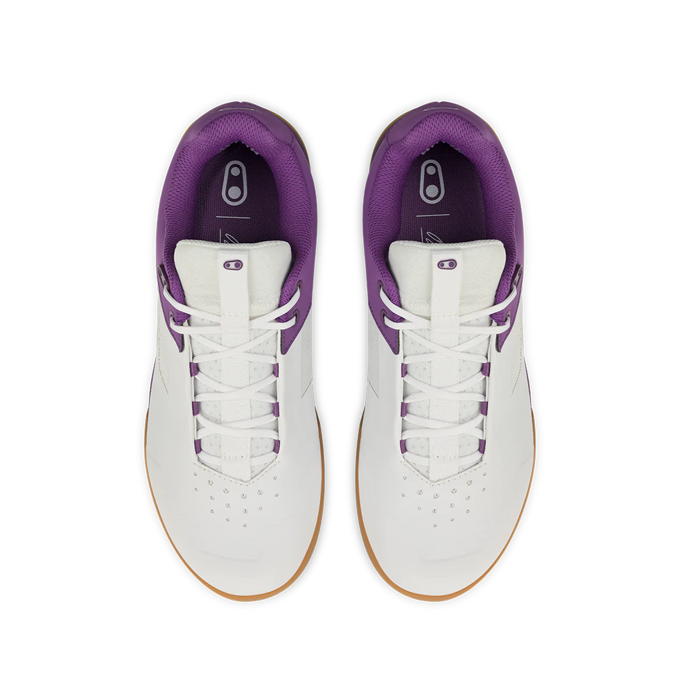 Веловзуття CrankBrothers SHOES MALLET LACE WHITE / PURPLE - GUM OUTSOLE - BERNARD KERR 9.5