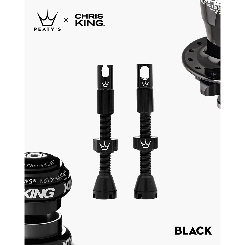 Ніпелі Peaty's x Chris King Tubeless Valves, 42mm