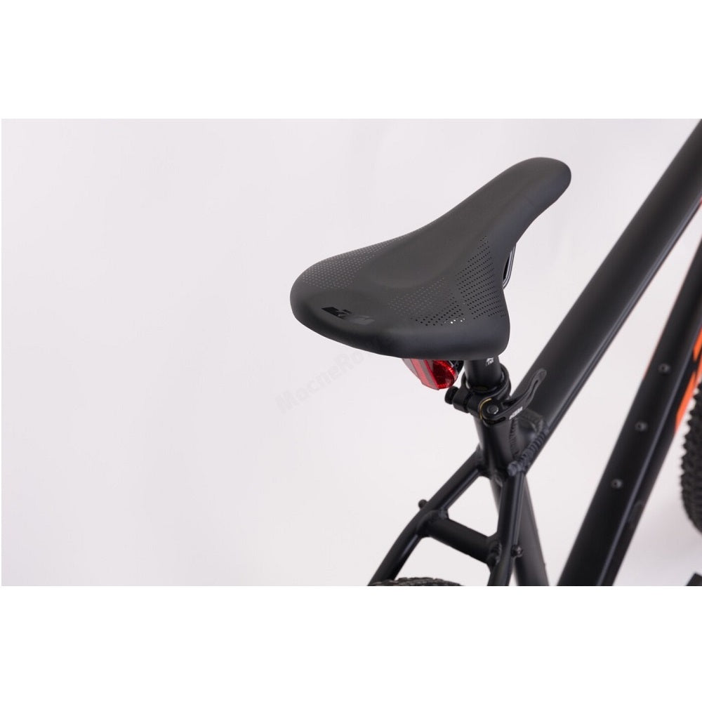 Велосипед KTM CHICAGO 272 27.5 " рама M / 43, чорний матовий (Помаранчевий), 2022