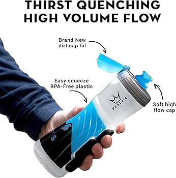Фляга Peaty's x Fidlock Lockin Bottle, Speed Products / Smoke
