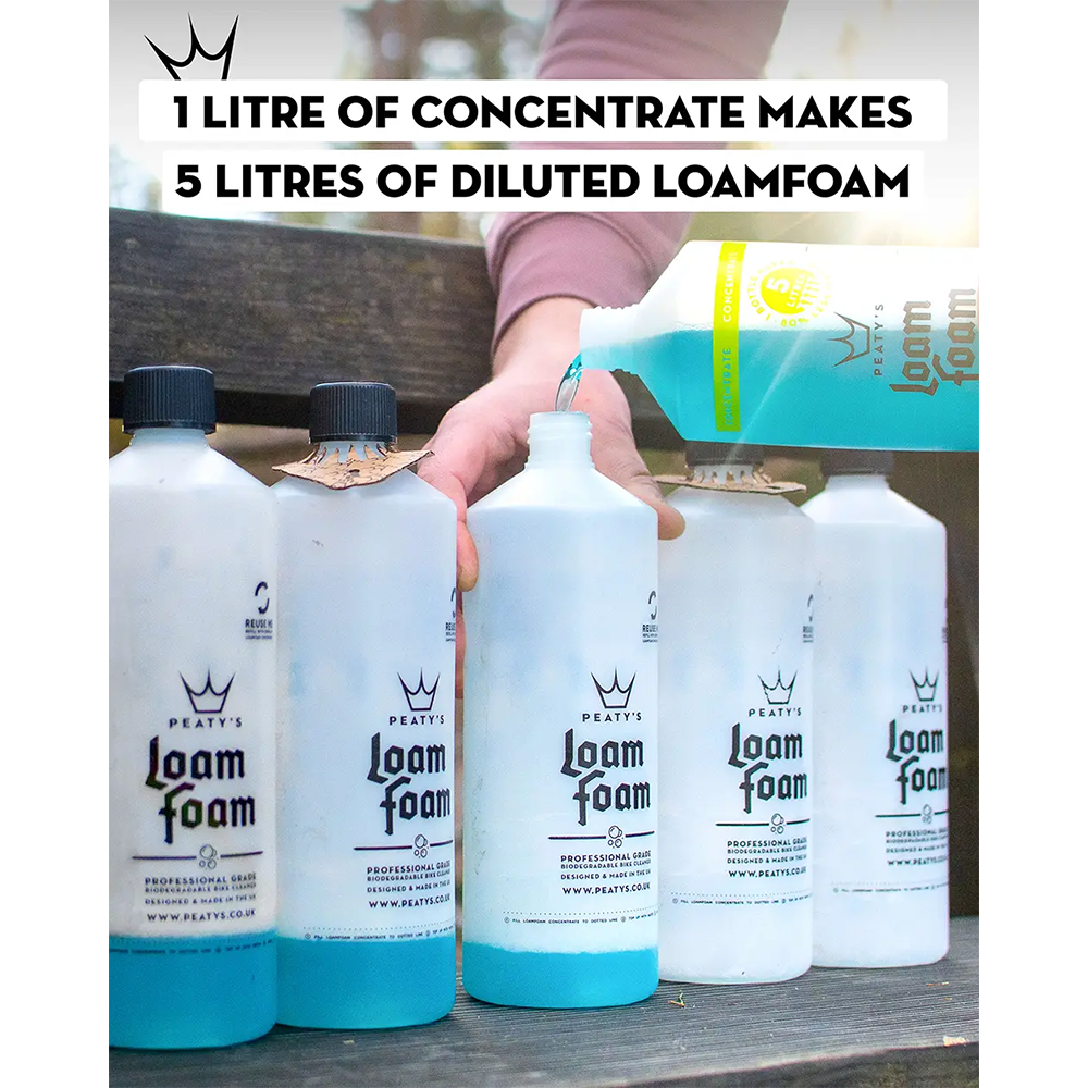 Шампунь для велосипеда Peaty's LoamFoam Concentrate Cleaner, концентрат, 1L