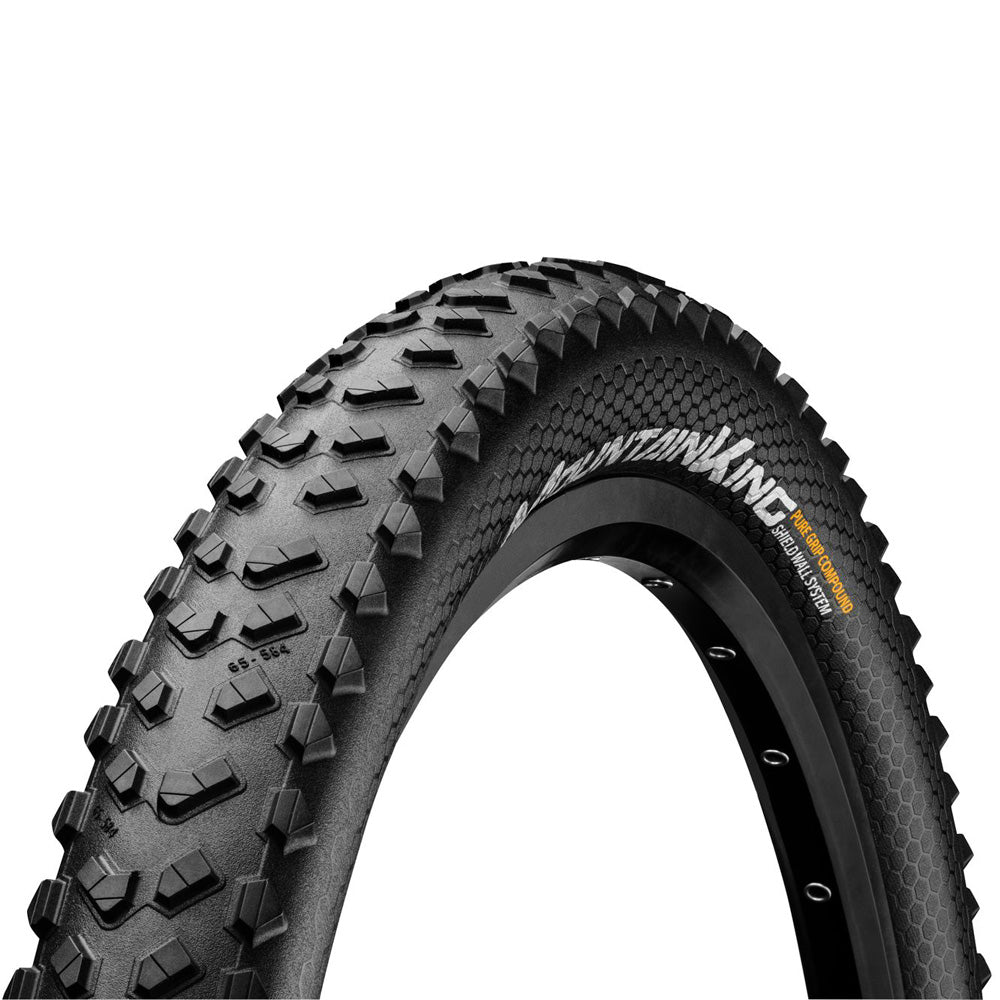Покришка безкамерна Continental Mountain King ShieldWall, 27.5 x 2.80, чорна, складна