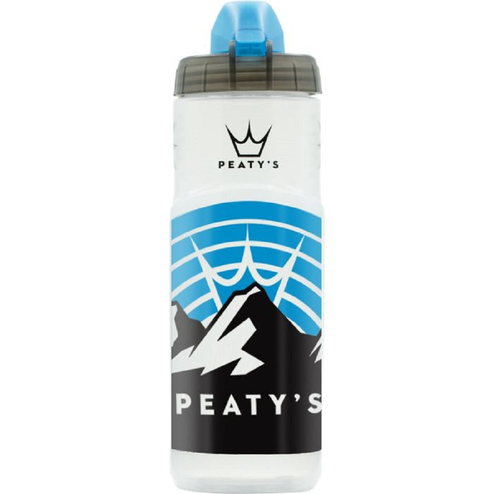 Фляга Peaty's x Fidlock Lockin Bottle, Mountains / Clear