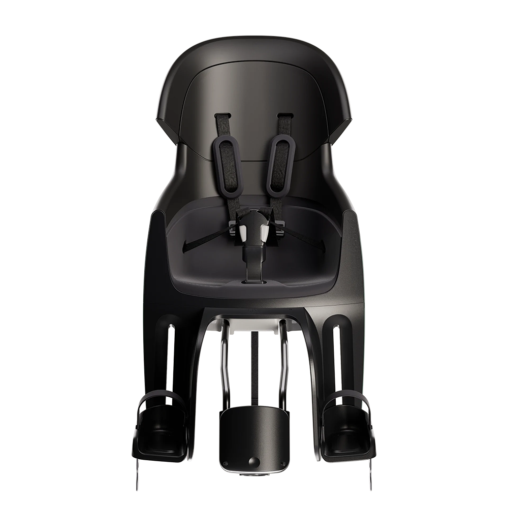 Дитяче велокрісло Bobike Exclusive Evolve maxi - rear bicycle seat for frame Urban Black