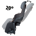 Дитяче велокрісло Bobike GO Carriers RS Reclining System - rear bicycle seat for rack Urban Black