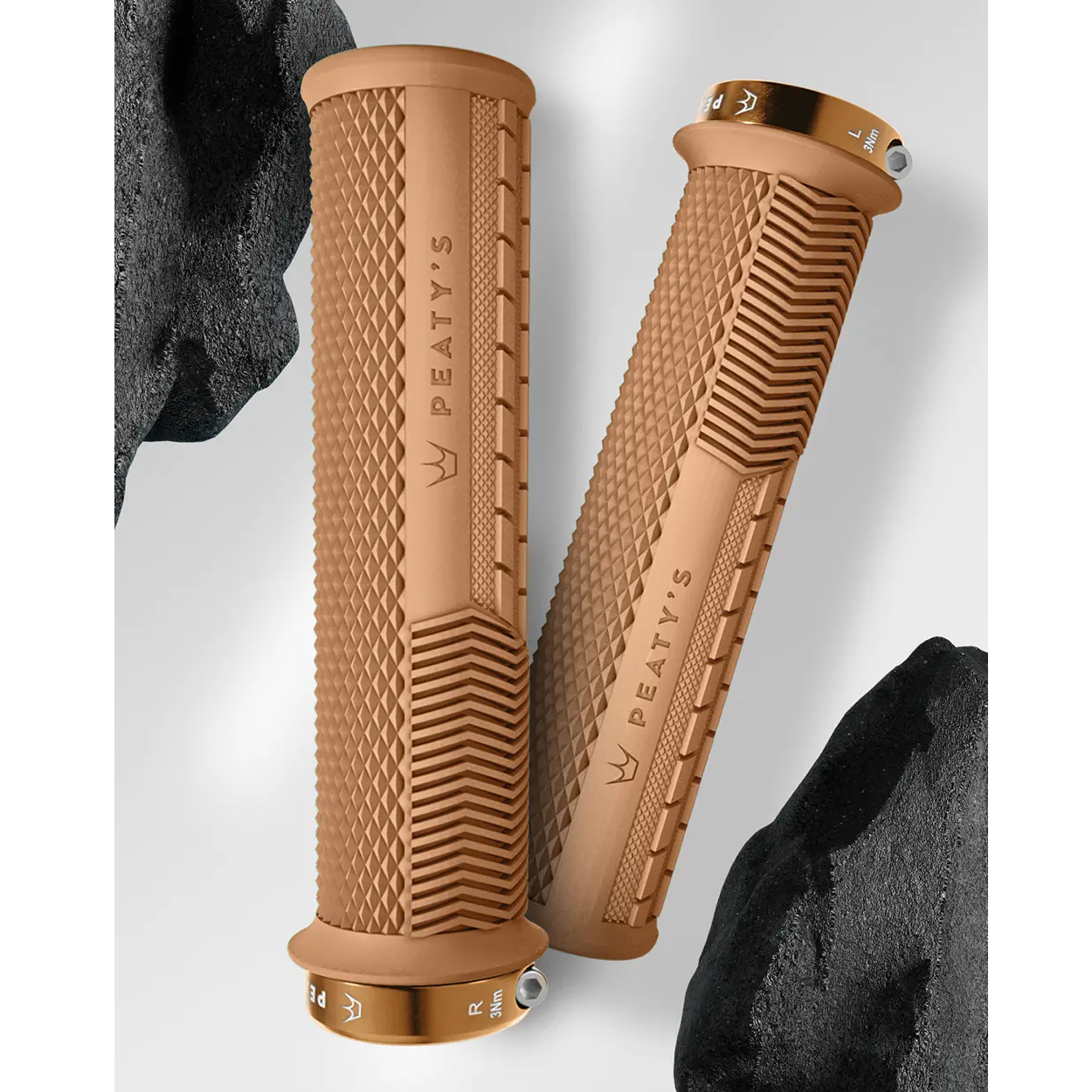 Грипси Peaty's Monarch Grip, Thick 32>34mm, Knurl Race Control