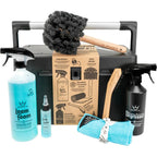 Набір для мийки Peaty's Cleaning Kit, шампунь 1L / дегризер 500ml / щітка 2шт / рушник мікрофібра / мастило ланцюга 120ml, All-Weather