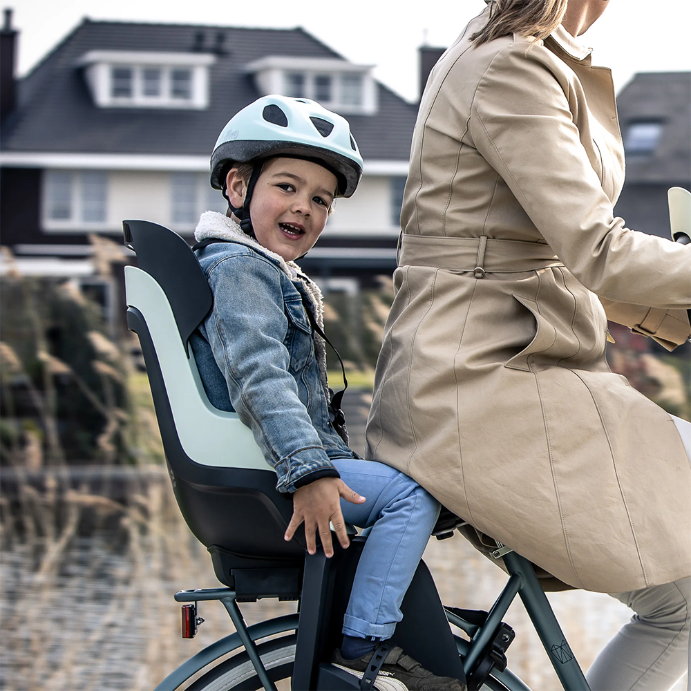 Дитяче велокрісло Bobike GO Carriers RS Reclining System - rear bicycle seat for rack Urban Black