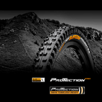 Покришка безкамерна Continental Der Baron Projekt 27.5 " x2. 6, чорна, складна, ProTection Apex, Skin