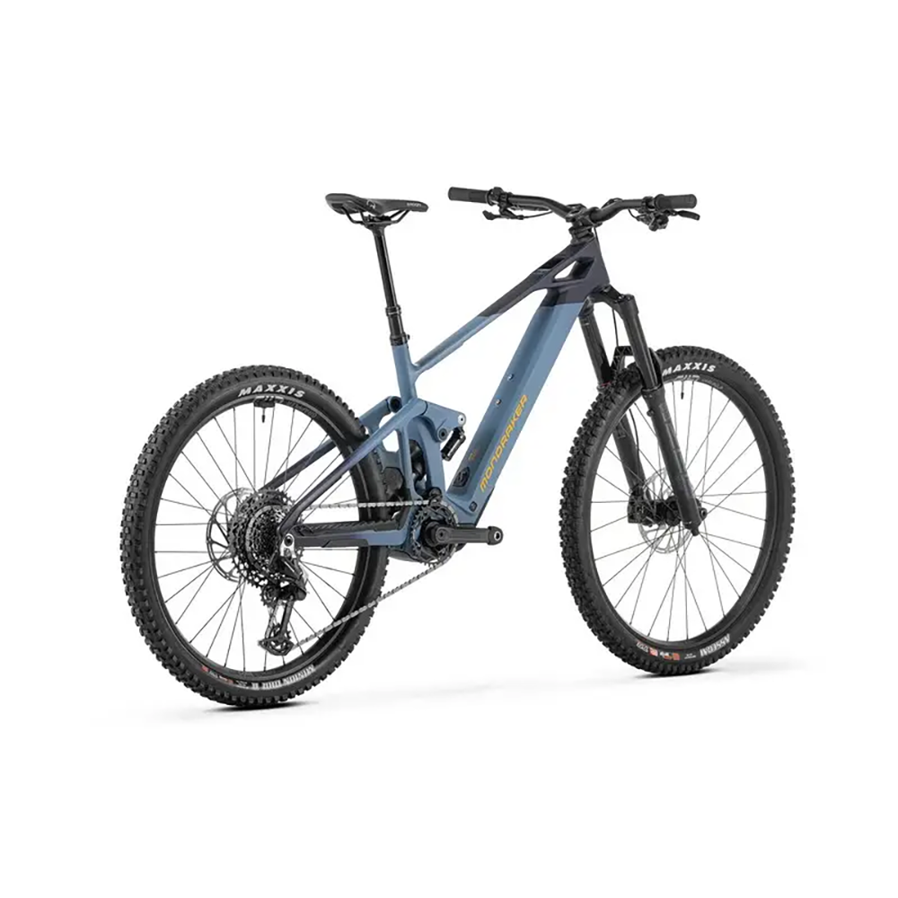Електровелосипед MONDRAKER DUNE R Carbon 29/27.5'' 170mm, 400Wh Bosch SX, Blue/Yellow, L