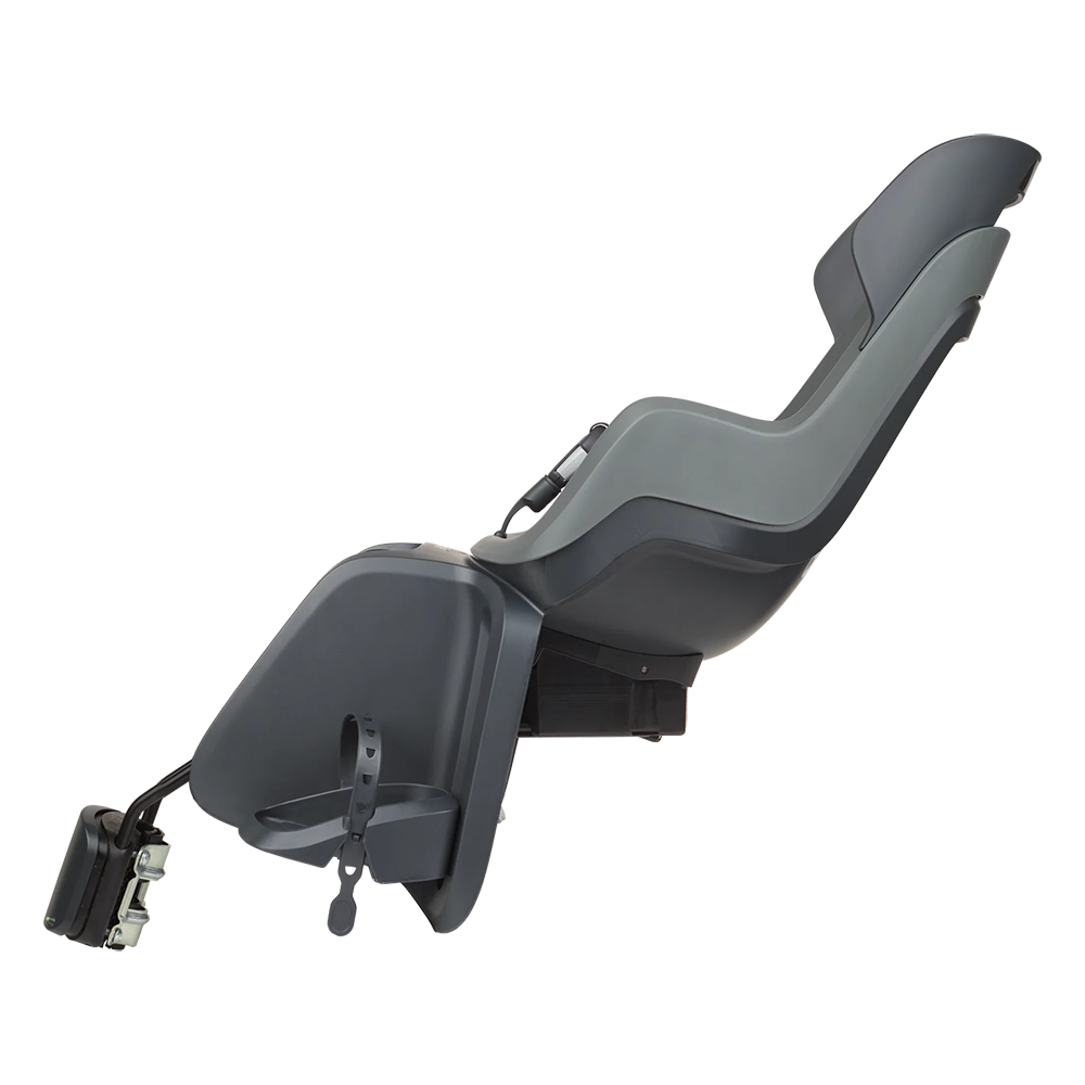 Дитяче велокрісло  Bobike GO Frames RS Reclining System - rear bicycle seat for frame Macaron grey