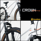 Велосипед дитячий RoyalBaby 26" JUNIOR MTB ALLOY 21 SPEED, OFFICIAL UA, White